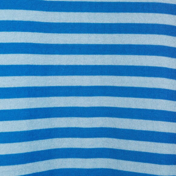 Akris Punto Blue Striped Wool Sweater - Picture 6 of 9